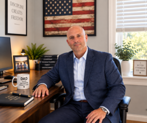 Christian Novissimo in his office